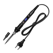 LED-Digital-Lötkolben-Set, 80 W, 180 – 500 , einstellbare Temperatur, LCD-Schweißwerkzeuge, Keramik-Heizspitzen (EU)