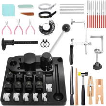 Ringbieger, Ringbiegewerkzeug-Set für Löffel, strapazierfähig, mit Werkzeug zur Schmuckherstellung, multifunktionale DIY-Maker-Maschine