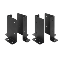 stuks verstelbare paalvoetbeugels geschikt voor 2x4,,6x6 palen, houten schuttingsteunen voor pergola's en brievenbussen