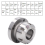 Compacte vervanging voor CNC-freesmachine, draaibank ER40, diameter 80 mm 5