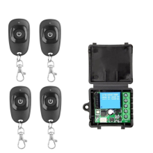 433 Mhz Universal Tor Fernbedienung Schalter DC 12V 10A Relais Empfänger für LED Garage Tür