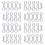 Replace Deck Clip Set 4 194209 Bow Tie Lock Cylindrical Pin 1 194208 Split Pin(8Pack) 1