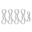 Replace Deck Clip Set 4 194209 Bow Tie Lock Cylindrical Pin 1 194208 Split Pin(8Pack) 7