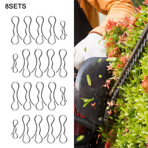 Replace Deck Clip Set 4 194209 Bow Tie Lock Cylindrical Pin 1 194208 Split Pin(8Pack) 2