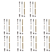 10er-Set Slimline-Stifte-Set 7 mm mit Ersatzminen, verschiedene Farben, DIY-Drechseldrehbank-Zubehör zum Basteln von Geschenken, grau