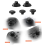 1Set Schwarze 3D-Joystick-Kappen für Analog-Daumensticks Griffabdeckung 6