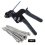 Self-Locking Cable Ties Plier with 150pcs Tie Fastening Strap Cutting Tool Automatic Zip Tensioning 2