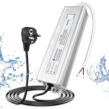LED-Transformator 12 V 60 W, für den Außenbereich, wasserdicht, mit Stecker, LED-Netzteil, Treiber, 230 V auf DC 12 Volt, Adapter, EU