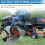 Grasmaaierkoppeling voor 23475 tractorbeugel, tuinaanhangwagenadapterplaat 4