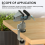 Mini Bench Vise Table Clamp 360 Rotatable Portable Work Fixed Tool for Drilling Woodworking Jewelry Making 8