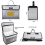 Explosion-Proof Fireproof Lipo Battery Protector Safe Bag, for Storage, Charging with Double Metal Zipper 10