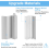 Shower Door Magnet 3Inch Chrome Frameless Handle 6