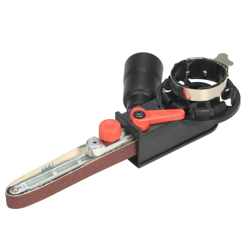 Adaptateur de mini ponceuse à bande multifonction pour meuleuse d'angle électrique de 4,5 pouces et 5 pouces