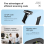 Handheld Bluetooth Barcode Scanner QR Code Drahtlose 1D 2D Reader mit Basis für Supermärkte 11