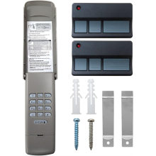 Universelle Tastatur für Garagentoröffner, schlüsselloser Zugang, kompatible Fernbedienung, Lerntaste, Dip-Schalter