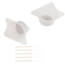 Airbrush-Filterbecher, 2-teiliger Spezial-Farbbecher mit 0,3-mm-Sprühnadel – für