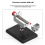 Slide Rail Precision Stainless Steel Clamps Bench Vise 45 Adjustable Model Making Tools for Modeling 6