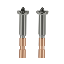 2 stuks spuitmonden voor 3 Max gehard stalen vervangbare combo 3D-printeronderdelen