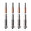 For QIDI Plus 4 Bimetallic Nozzle Quick Removal Ceramic Insulation Integration 0.2/0.4/0.6/0.8mm Nozzles 2