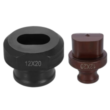 Hydraulische Lochstanze, 12 x 20 mm, oval, 40Cr-Stahl, elektrisches Stanzset für -20 JP-20-Maschine