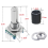 6 pezzi EC11 encoder rotativo con pulsante 360 5 pin e cappuccio manopola per, ESP32 6