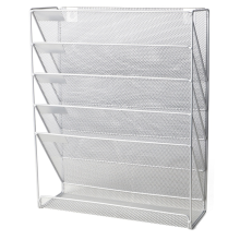 Wand-Datei-Organizer, Metall-Rack-montierter Mail-Organizer, Zeitschriftensortierer für die Home-Office-Organisation
