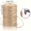 656ft Twine String, HempJute Rope Cord for ChristmasDecorations, Arts & Crafts,Gift Wrapping, String 7