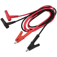 Universele multimeter-testkabels met krokodillenklemmen en bananenstekkers voor DC-voedingsaansluiting 4 mm condensator