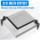 24 Pack 3/8inch Window Screen Clip with Screws Offset Clips for Fastens Winter Screens, Storm 5