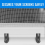 24 Pack 3/8inch Window Screen Clip with Screws Offset Clips for Fastens Winter Screens, Storm 8