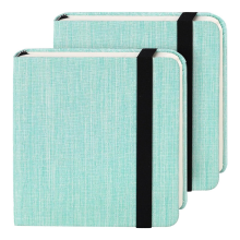 Waterverfdagboek, 4,7x4,7, 2-pack, 24 vellen per stuk, katoenheet, 300 g/m²/140 lb, kunstbenodigdheden, B