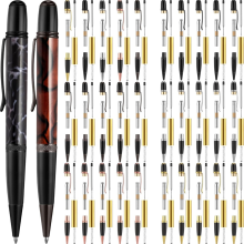 30er-Pack Drechselstift-Set, Drehkugelschreiber mit Kupfermine für Heimwerkerbedarf, Geschenk für Schüler und Freunde