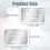 6PCS 2 Styles Stainless Steel Erasing , Eraser Shield Template Drawing Drafting Tools 3