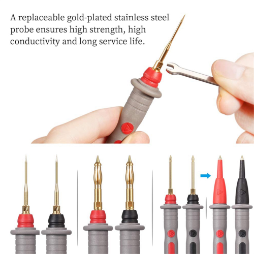 23 PCS Multimeter Leads Kit, Professional and Upgraded Test Set with Probes, Alligator Clips, Hook 2