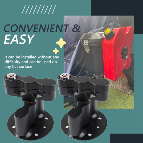 Support de pack RX-LOX-PM 2 pièces avec clés de verrouillage pour kit de montage essence ou eau 2