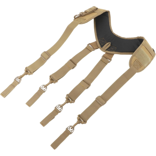 Electrician Tool Belt Suspenders Men Construction Versatile Organizer Attachment Loops 1