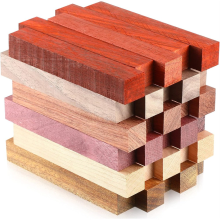 30 Stück exotische Holzrohlinge, Stiftdrehzubehör, DIY-Bastelset zum Basteln, 5 x 3/4 Zoll