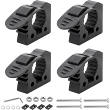 4-teiliges Schnellspann-Gummiklemmhalterungs-Kit, passend für Werkzeuggriffe mit einem Durchmesser von 1-1/7 Zoll bis 1-3/7 Zoll für Lkw, UTV, ATV