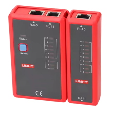 UNIT UT681L RJ45 RJ11-kabel LAN-tester Netwerktelefoonlijn Dual-Use LED-statusweergave NC-reparatietool