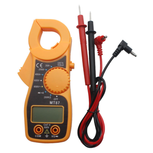 Digitales Zangenamperemeter Multimeter Amperemeter AC DC Voltmeter Ohmmeter Volt Tester LCD
