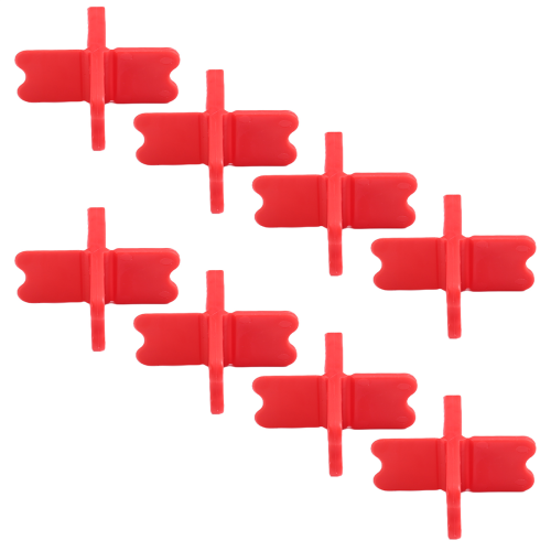 8pcs Deck Spacers with 4 Thicknesses 1/16", 1/8", 3/16", 1/4", Plastic Board Jig Clamp 2