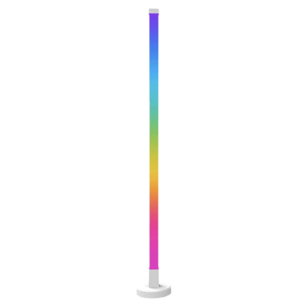 Nieuwe hoekvloerlamp, RGB LED-lamp met 16 miljoen kleuren en meer dan 200 scènes, voor woonkamer, speelkamer