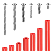 195-teiliges Steckdosen-Extender-Kit, 105-teilige Abstandshalter und 90-teilige 6-32-Gewinde flach für den Haushalt und die Industrie