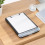 Large A4 Waterproof File Box with Pen Slot Desktop Plastic Folder Data Storage Writing Board Clip for Office 5