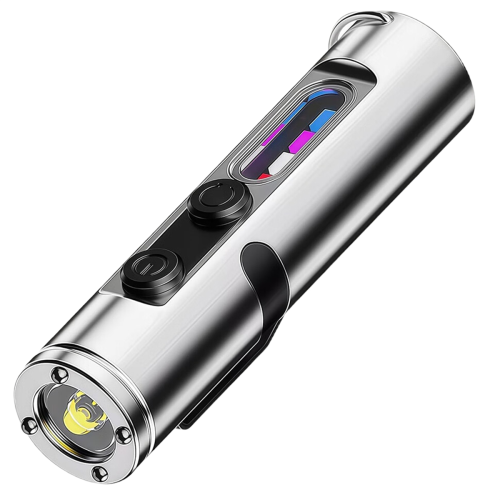 Taclight Ultimate Survival Flashlight 500 Lumens Rechargeable Waterproof Pocket Keychain Flashlights B 1