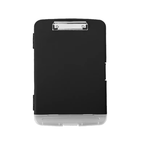 Large A4 Waterproof File Box with Pen Slot Desktop Plastic Folder Data Storage Writing Board Clip for Office 2