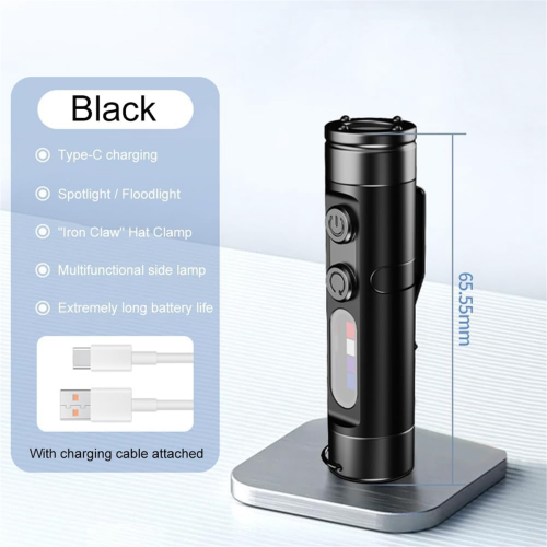Taclight Ultimate Survival Flashlight 500 Lumens Rechargeable Waterproof Pocket Keychain Flashlights A 2