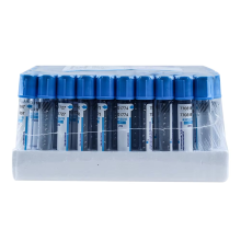 100pcs Anticoagulant Blood Coagulation Sodium Citrate Plastic Tube Sterile Negative Pressure Vacuum Blue Cap 2ML