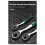 TUOSEN 72-Tooth Quick Release Ratchet Wrench- Multi-Function Hand Tool for Auto Repair & Maintenance 14841 9