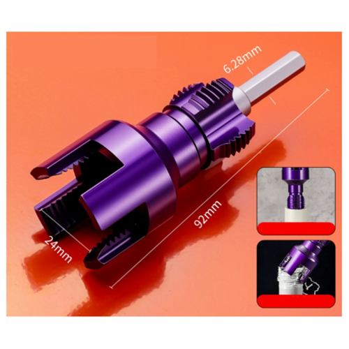 Pipe Thread Cutting Tool Maker for Building Bathroom Maintenance Water Opener 6 Points 2